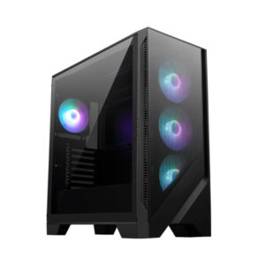 Case MSI MAG Forge 320R AirFlow (Kèm 4 Fan ARGB) - Black/Đen