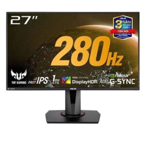 Màn hình Gaming Fps Asus Vg279Qm (27 inch/Fhd/Ips/280Hz/1Ms/ Chân Xoay Dọc)
