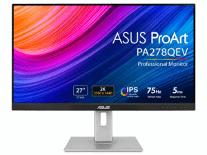 Màn hình đồ hoạ ASUS PA278QEV (27 inch, 2K, IPS, 75Hz, 5ms, phẳng)