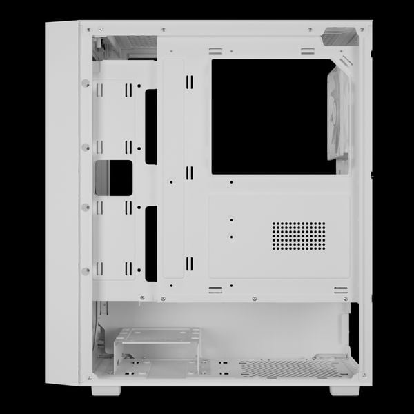 Case Gamdias Aura GC2 Elite ARGB F-ATX (Kèm Sẵn 4F ARGB) - White/Trắng