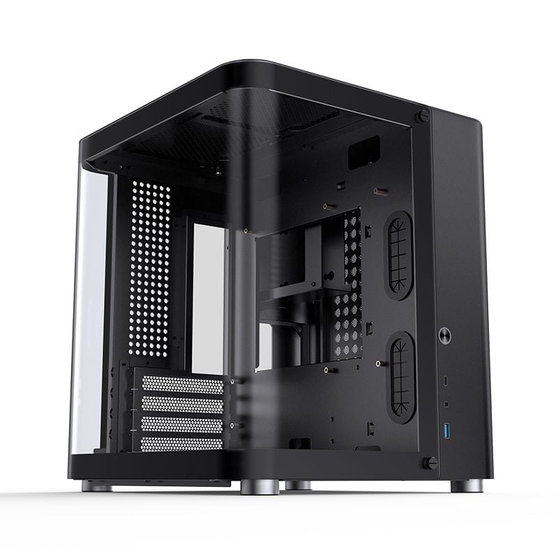 Case Jonsbo TK-1 2.0 (m-ATX) - Black/Đen