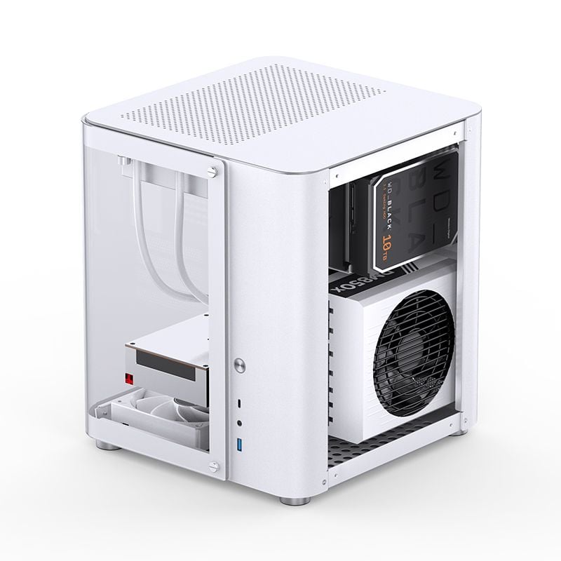 Case Jonsbo TK-1 2.0 (m-ATX) - White/Trắng