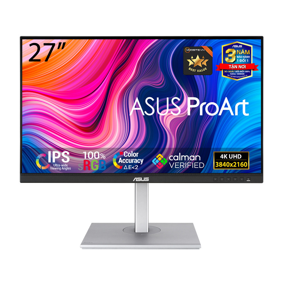 Màn hình Đồ Họa 4K Asus ProArt PA279CV (27 Inch|UHD/60Hz/5ms/350nits/USB C)