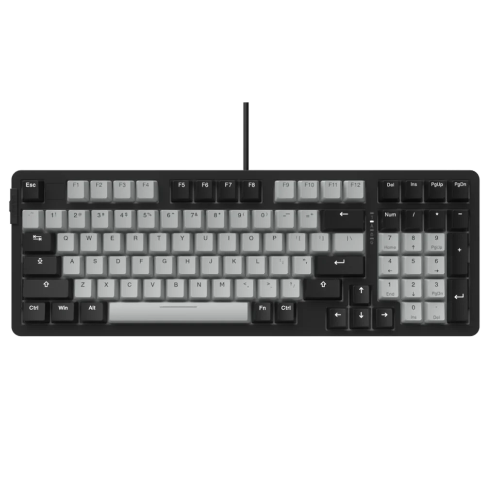 Bàn phím quang cơ Gaming Dare-U EK98X PBT Black - Grey (Blue Switch)