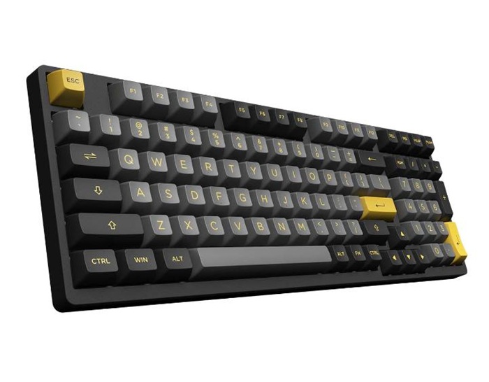 Bàn Phím Cơ AKKO 3098B Multi-Modes Black&Gold | Akko CS Switch- Jelly Pink