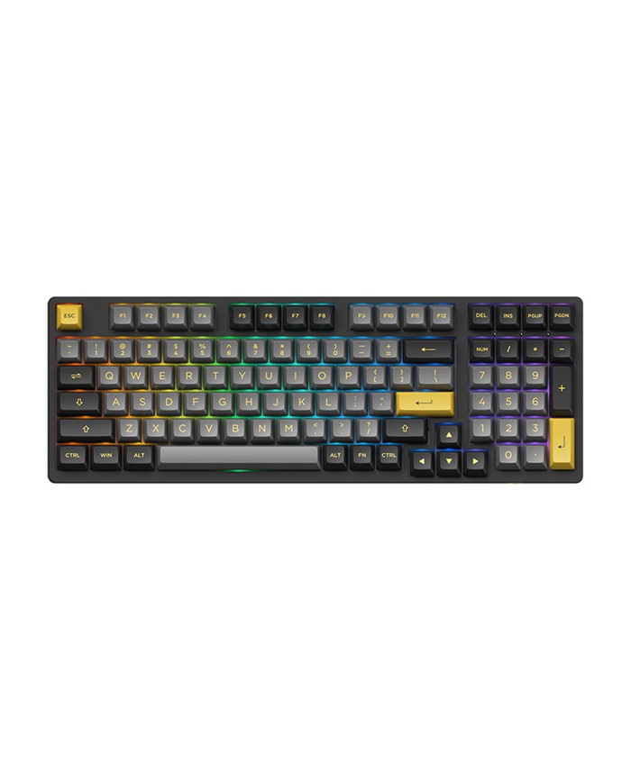 Bàn Phím Cơ AKKO 3098B Multi-Modes Black&Gold | Akko CS Switch- Jelly Pink