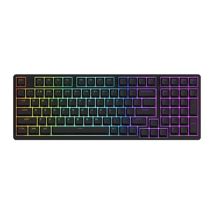 Bàn phím cơ AKKO 3098B Plus Black | Akko switch v3 - Cream Blue Pro