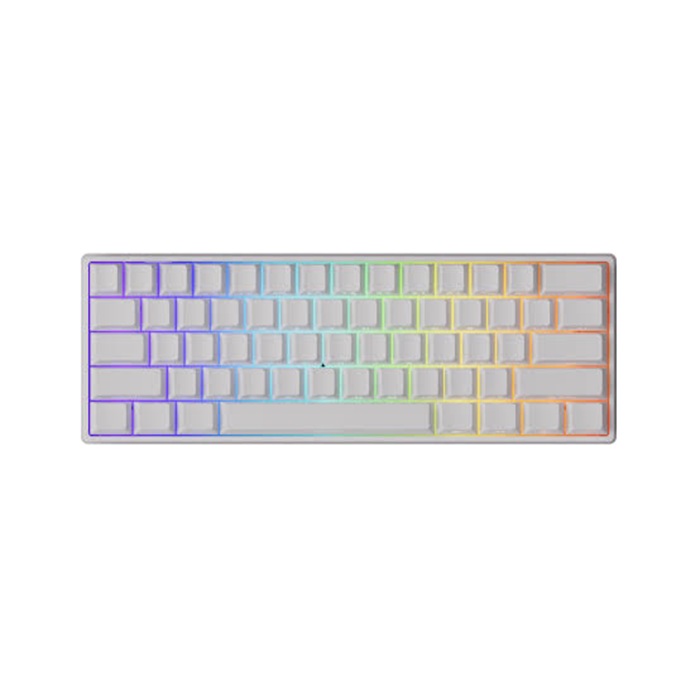 Bàn phím cơ MonsGeek FUN60 Max SP White - Glare Magnetic Switches (Tri-mode) 8K in 2.4G Wireless