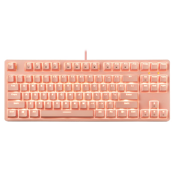 Bàn phím EK387 TKL V2 Pink (Red Switch)