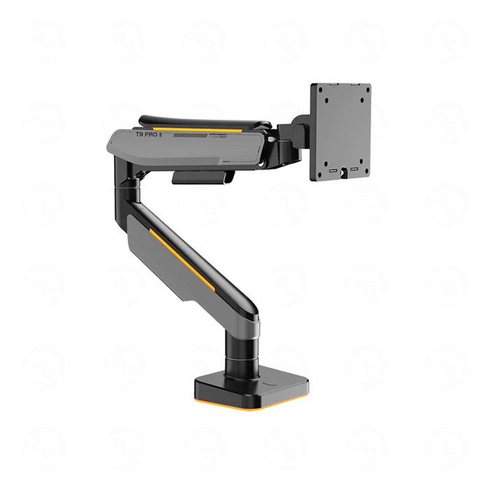 Giá treo màn hình Human Motion T9 Pro II RGB - Xám (23 - 43 inch)