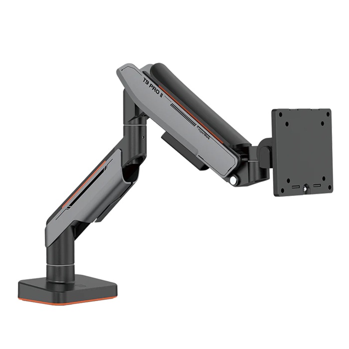 Giá treo màn hình Human Motion T9 Pro II RGB - Xám (23 - 43 inch)