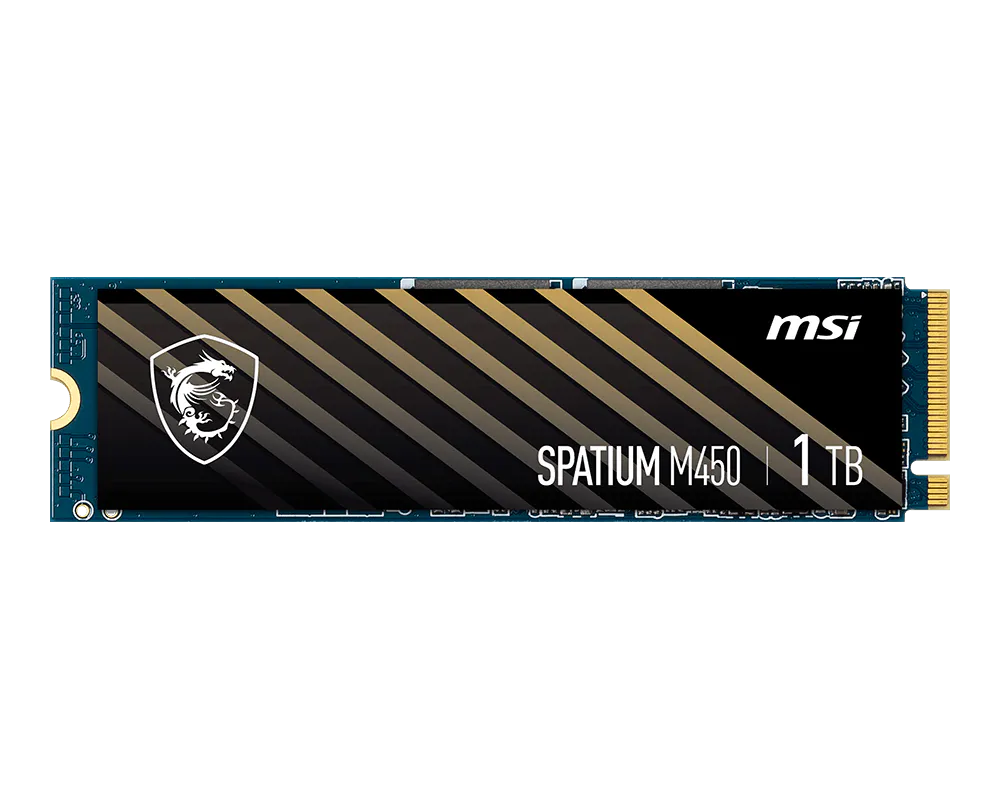 SSD MSI SPATIUM M450 1TB M.2 2280 PCIe Geen4 x4 NVMe SPATIUM