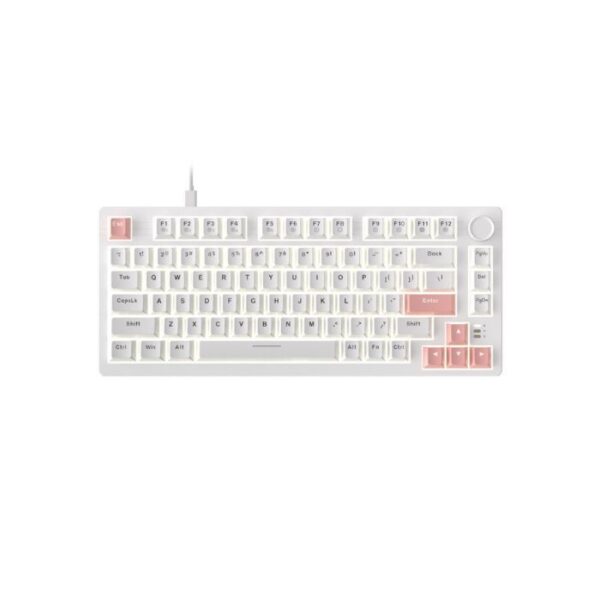 Bàn phím cơ DareU EK75 Full White Dream switch
