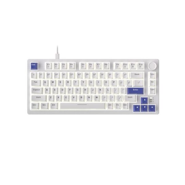 Bàn phím cơ DareU EK75 Full White Dream switch