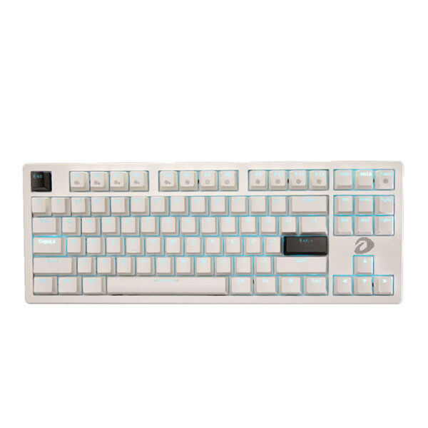 Bàn phím DareU EK87V2 White (Red/Blue Switch)