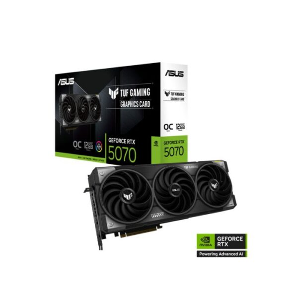Card màn hình ASUS TUF Gaming RTX 5070 12GB GDDR7 OC Edition 12GB GDDR7 (TUF-RTX5070-O12G-GAMING)