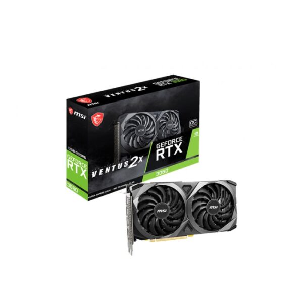 Card màn hình MSI RTX 3060 12GB GDDR6 Ventus 2X OC
