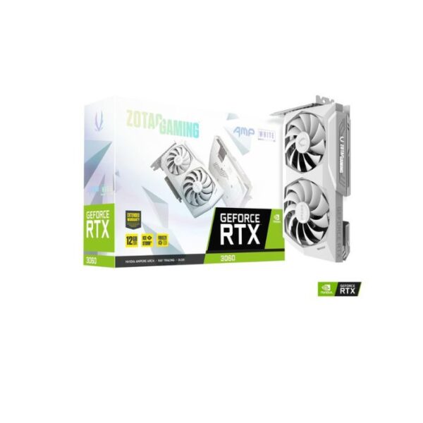 Card màn hình ZOTAC GeForce RTX 3060 12GB GDDR6 AMP White Edition