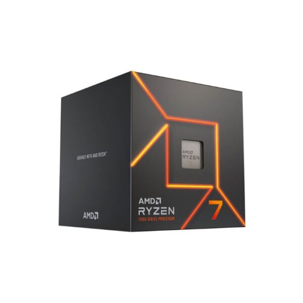 CPU AMD Ryzen 7 7700 Tray New (3.8GHz Turbo up to 5.3GHz, 8 nhân 16 luồng, 40MB Cache, 65W, AM5)