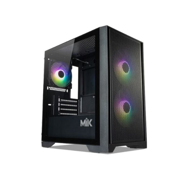 Case MIK MORAX 3FA BLACK (MATX, 3Fan ARBB, Màu Đen)
