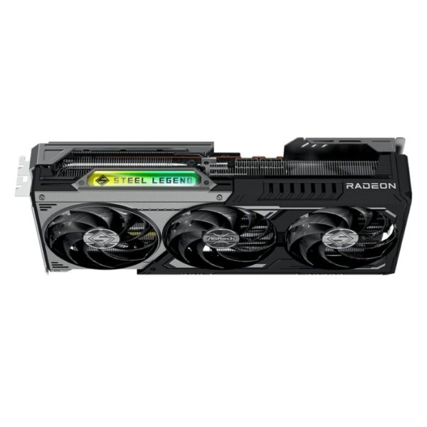 Card màn hình ASRock AMD RX 9070 XT 16G Steel Legend Dark