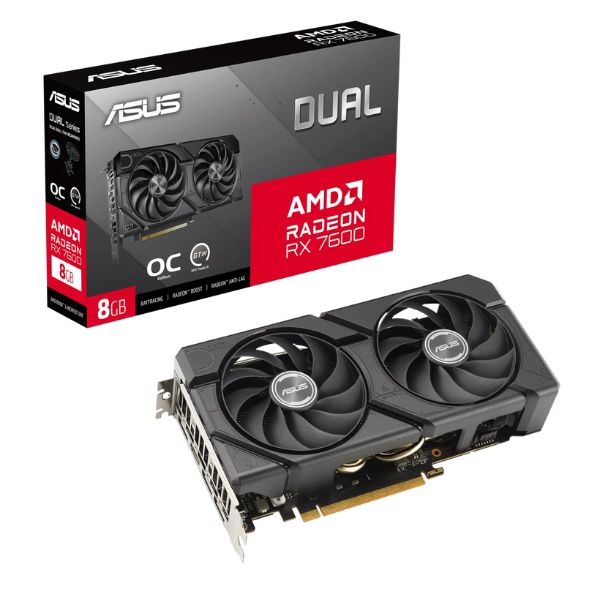 Card màn hình ASUS Dual Radeon RX 7600 EVO OC Edition 8GB GDDR6