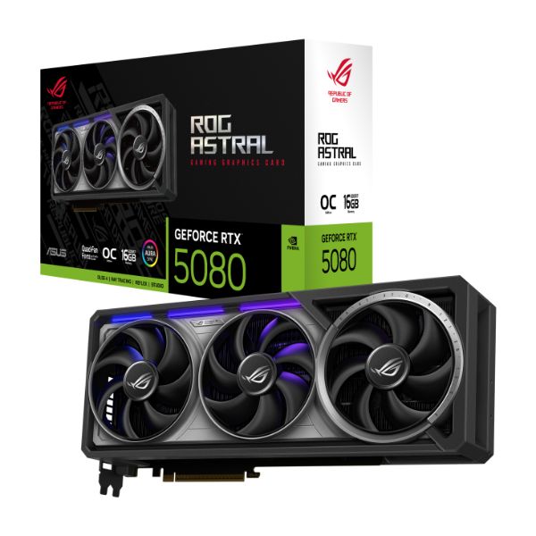 Card màn hình ASUS ROG Astral RTX 5080 16GB GDDR7 OC Edition