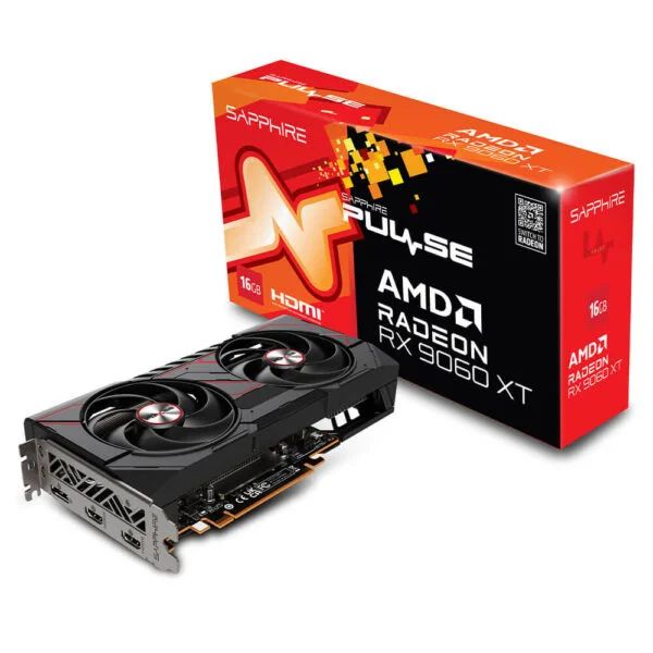Card màn hình Sapphire PULSE AMD RADEON RX 9060 XT GAMING 16GB