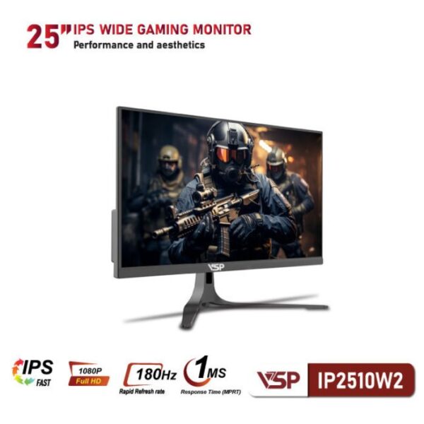 Màn hình VSP IP2510W2 (24.5 inch, Full HD, Fast IPS, 180Hz, 1ms, phẳng)
