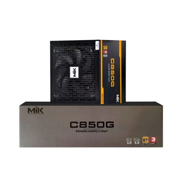 Nguồn MIK C850G ATX 3.0, PCIe 5.0, 80 Plus Gold