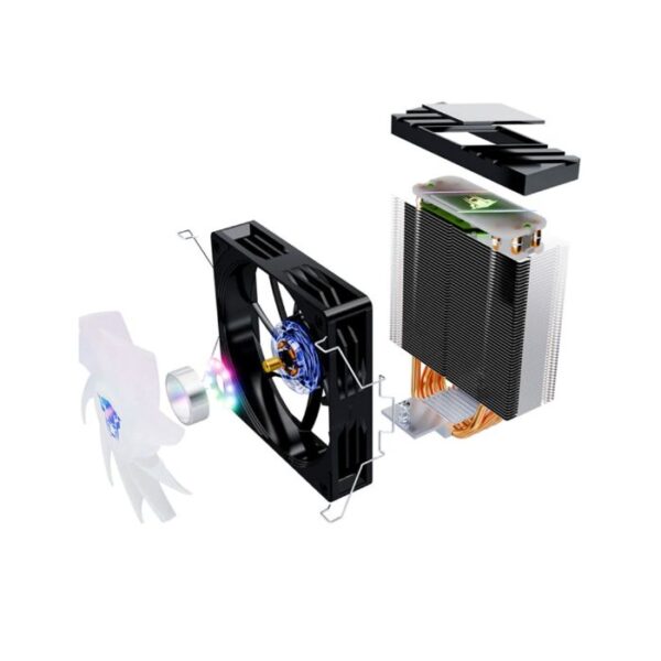 Tản nhiệt khí Leopard K400 RGB - Black