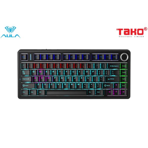 AULA F75 (2846-2839) BÀN PHÍM CƠ GAMING CÓ DÂY (Phiên bản Blue switch)