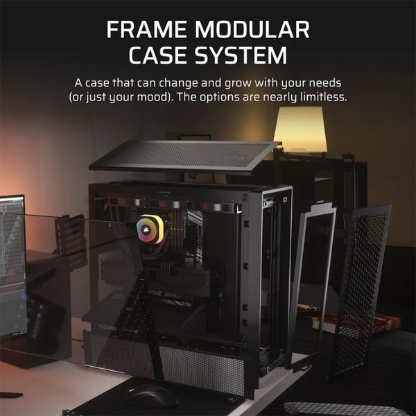 Vỏ Case Corsair FRAME 4000D Black (MidTower/ Màu Đen) - No Fan