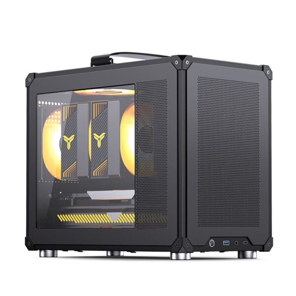 Case Jonsbo C6 Max (m-ATX) - Black/Đen