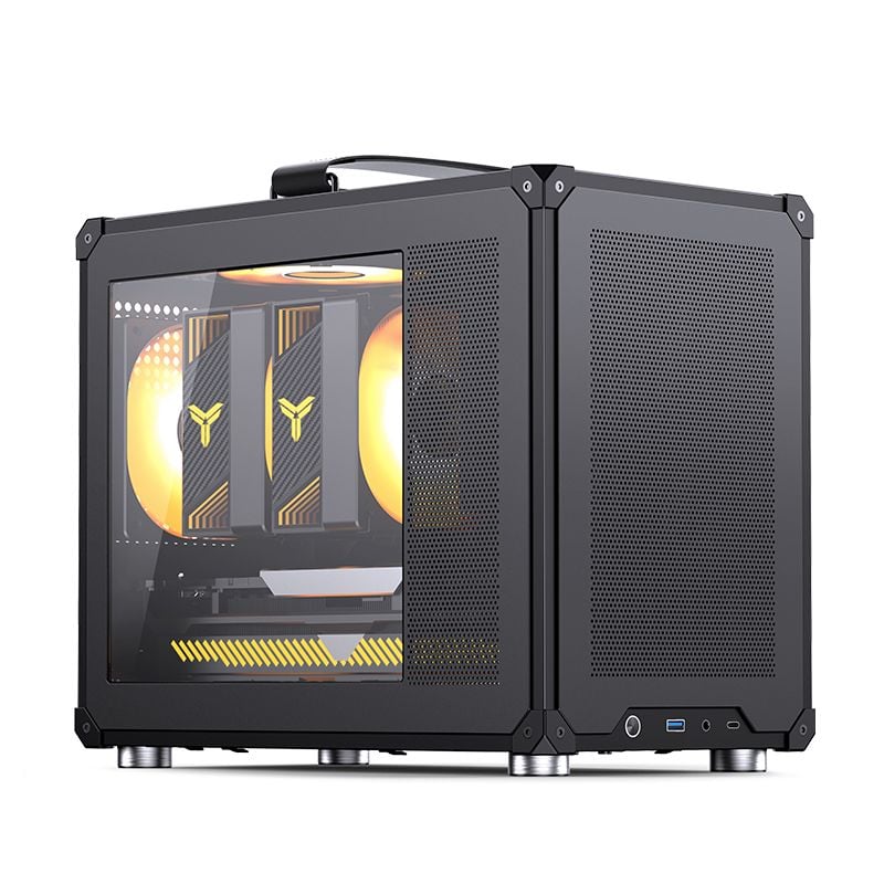 Case Jonsbo C6 Max (m-ATX) - Black/Đen
