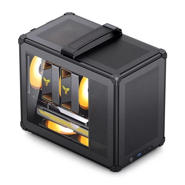 Case Jonsbo C6 Max (m-ATX) - Black/Đen