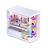 Case Jonsbo D300 (ATX, kính cong) - White/Trắng