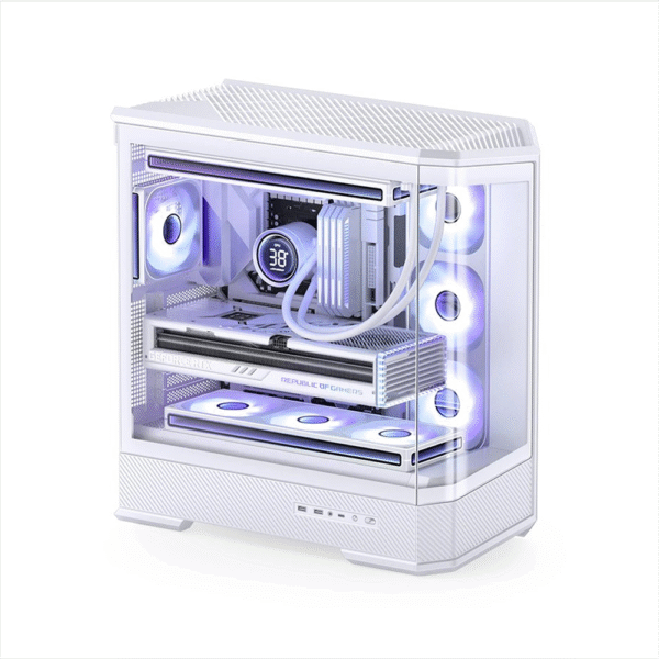 Case Jonsbo D400 (ATX) - White/Trắng