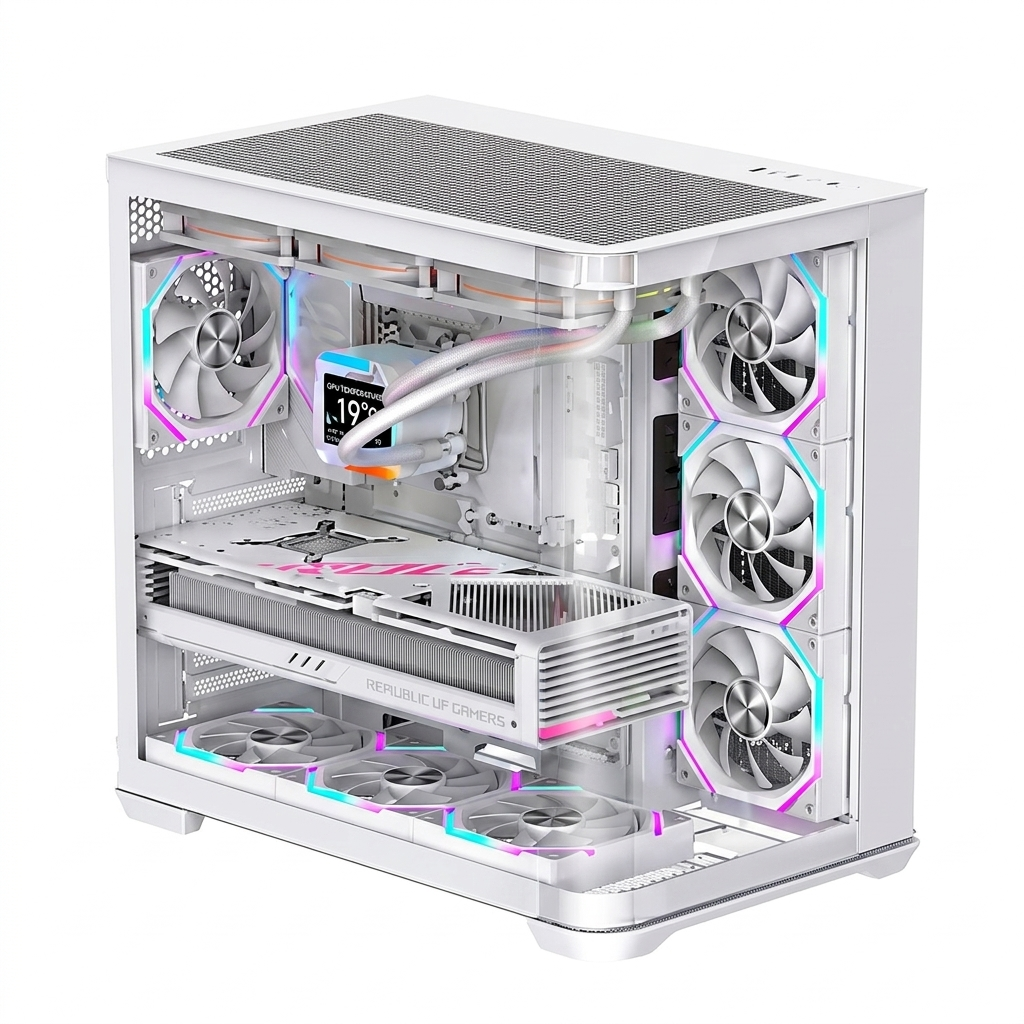 Case Leopard AC-01 ATX - WhiteTrắng