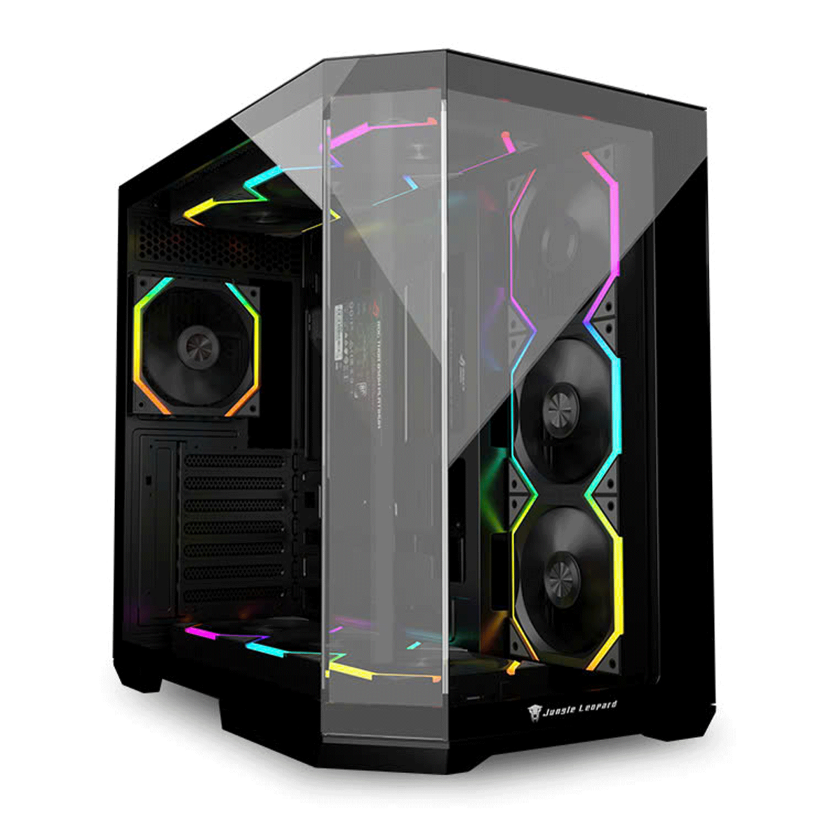 Case Leopard AS-01 ATX - Black/Đen
