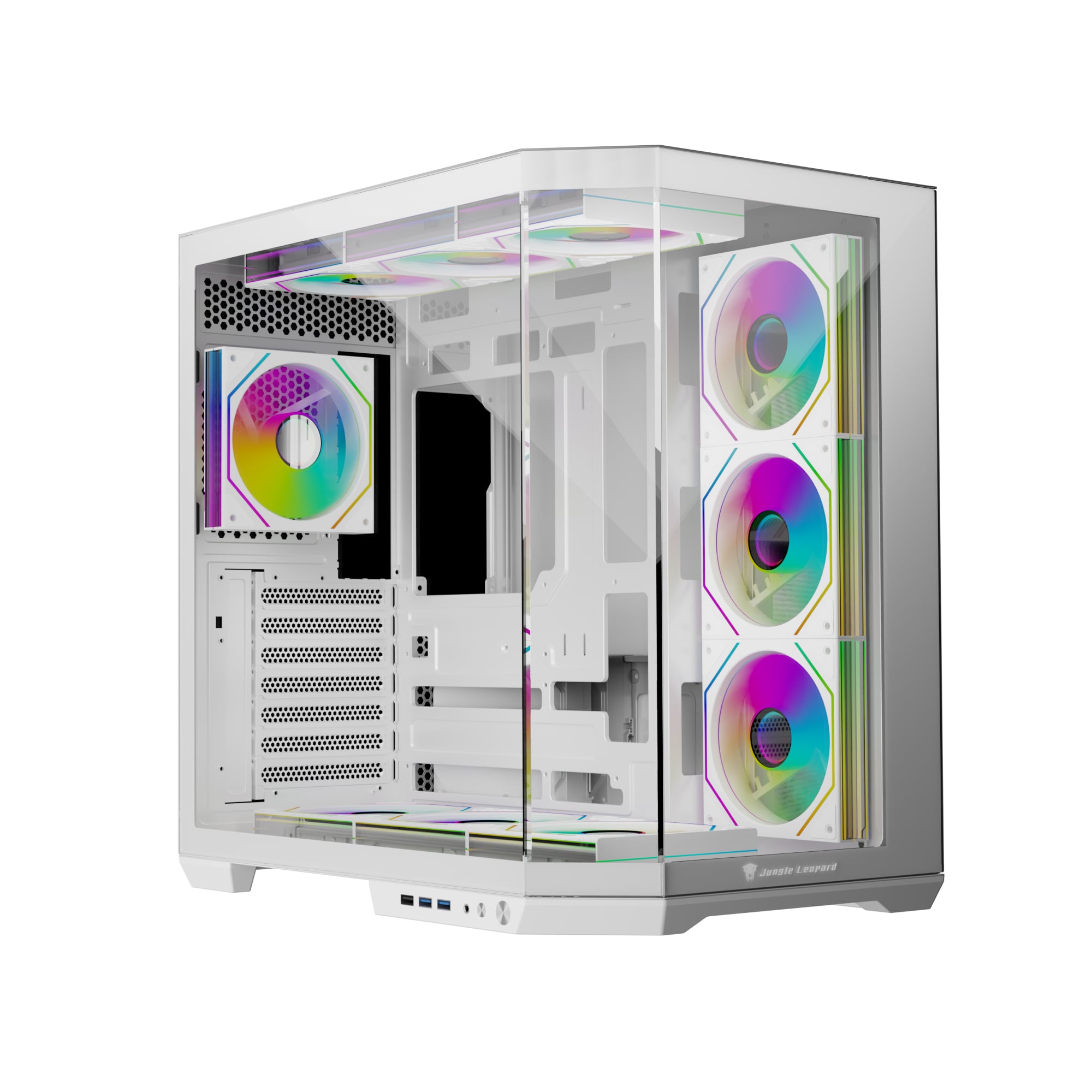 Case Leopard AS-01 ATX - White/Trắng