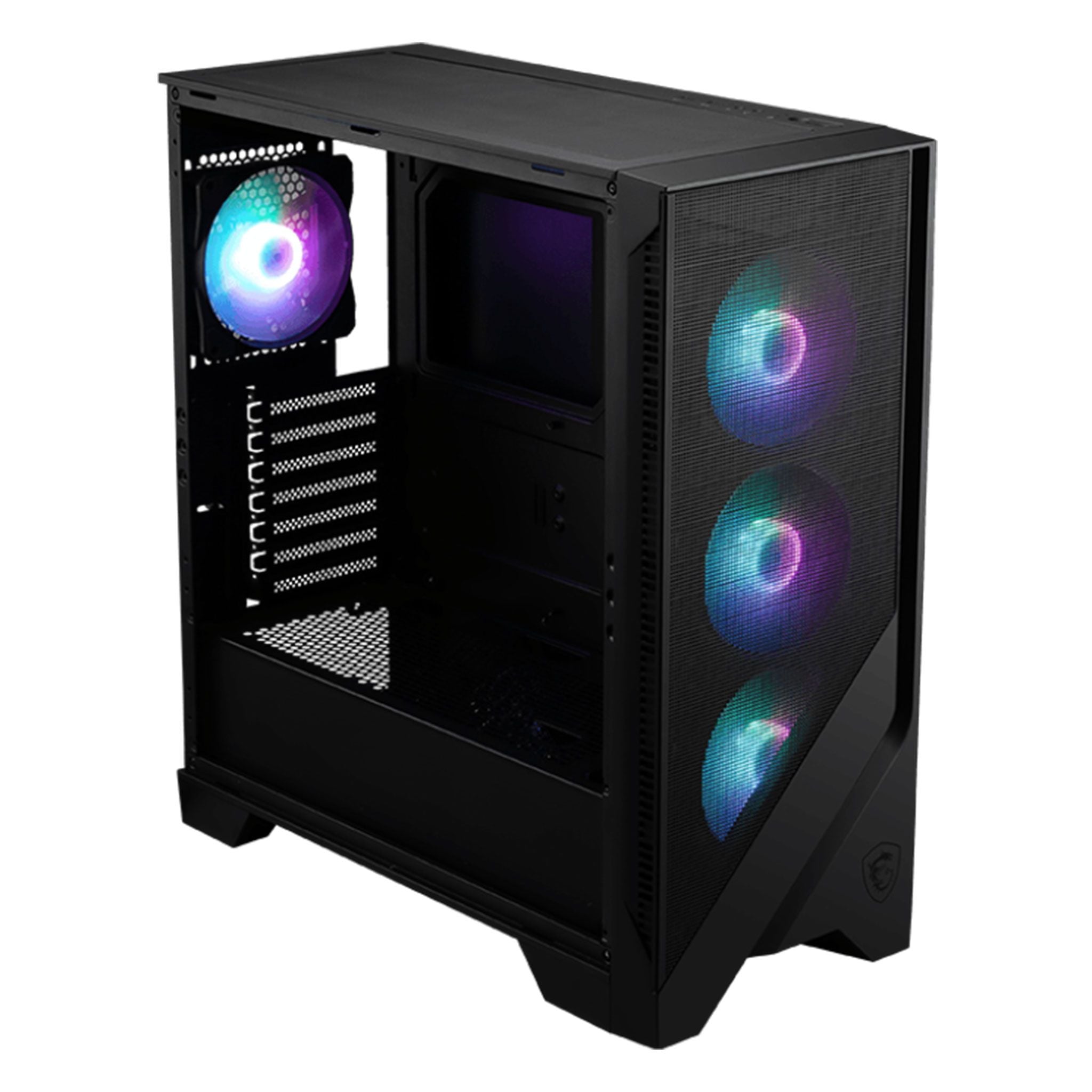 Case MSI MAG Forge 320R AirFlow (Kèm 4 Fan ARGB) - Black/Đen