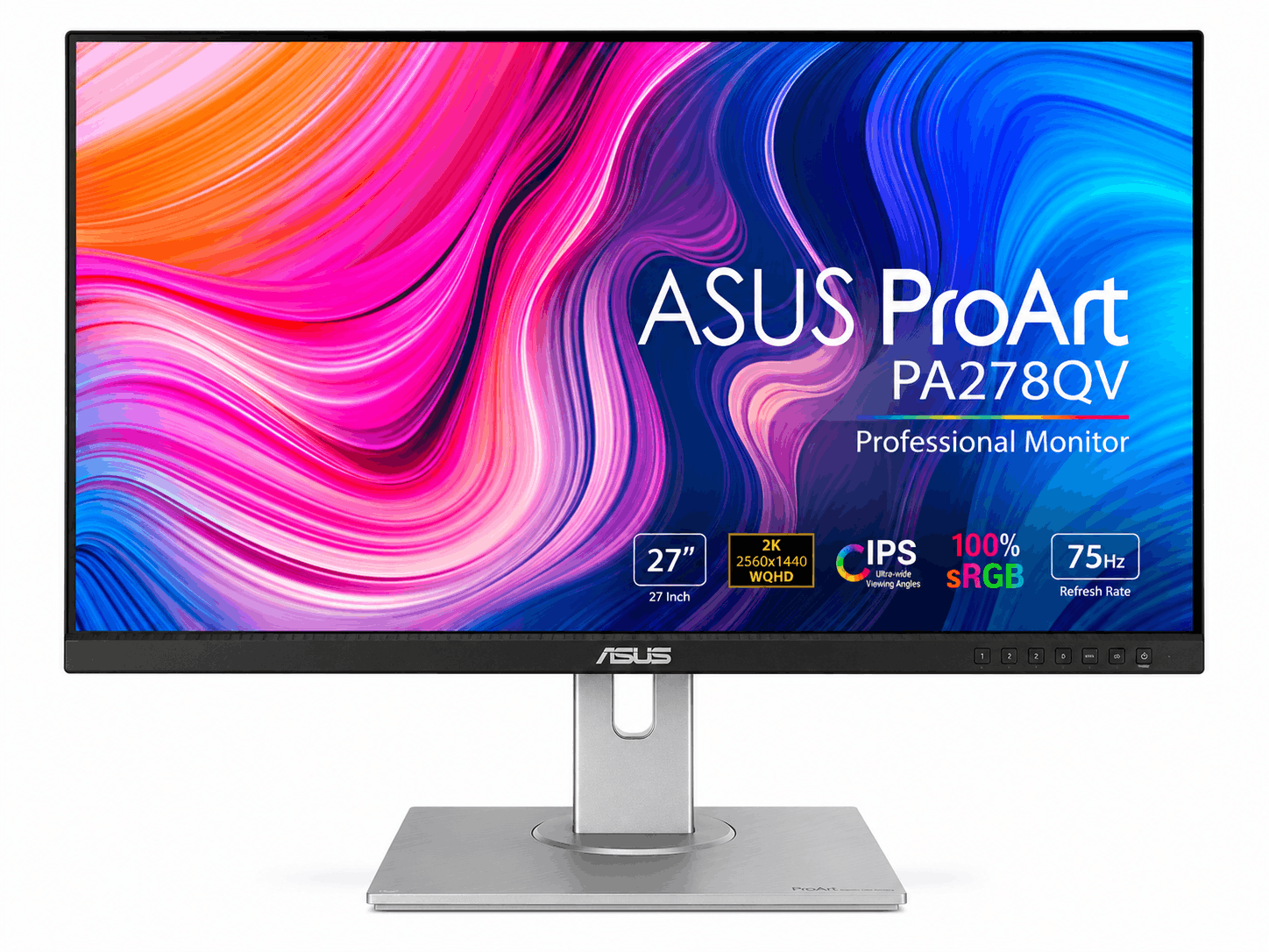 Màn hình Đồ Họa Asus ProArt PA278QV (27 inch, 2K, IPS, 75Hz, 100% sRGB, Phẳng)