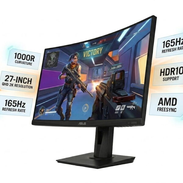 Màn hình Samsung Odyssey G5 G55C QHD LS27CG552EEXXV (27 inch, 2K, VA, 165Hz, 1ms, HDR10, Freesync, Cong1000R)