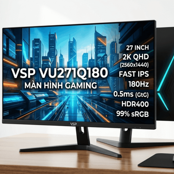 Màn hình VSP VU271Q180 (27 inch, 2K, Fast IPS, 180Hz, 0.5ms)