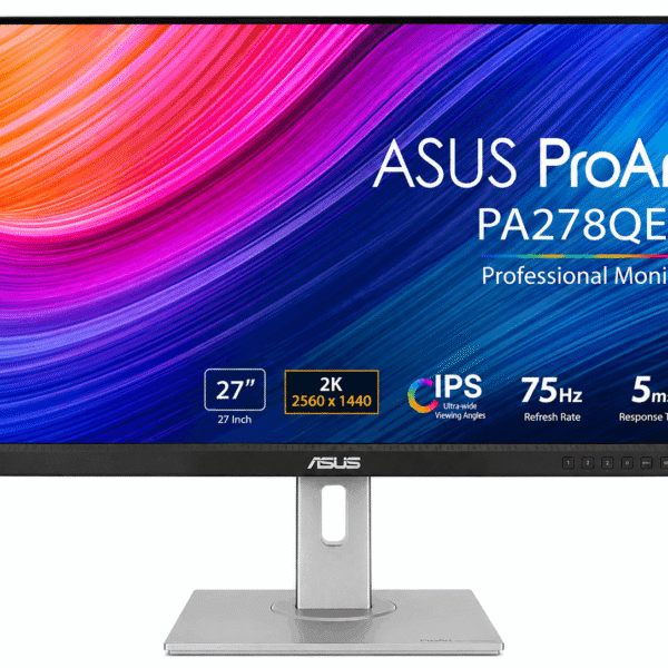 Màn hình đồ hoạ ASUS PA278QEV (27 inch, 2K, IPS, 75Hz, 5ms, phẳng)
