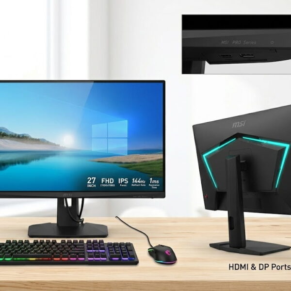 Màn hình văn phòng MSI Pro MP273L E14 (27 inch, FHD, IPS, 144Hz, 1ms)