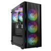 Case Gamdias Aura GC2 Elite ARGB F-ATX (Kèm Sẵn 4F ARGB) - Black/Đen