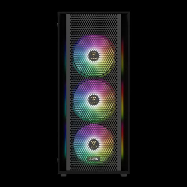 Case Gamdias Aura GC2 Elite ARGB F-ATX (Kèm Sẵn 4F ARGB) - Black/Đen