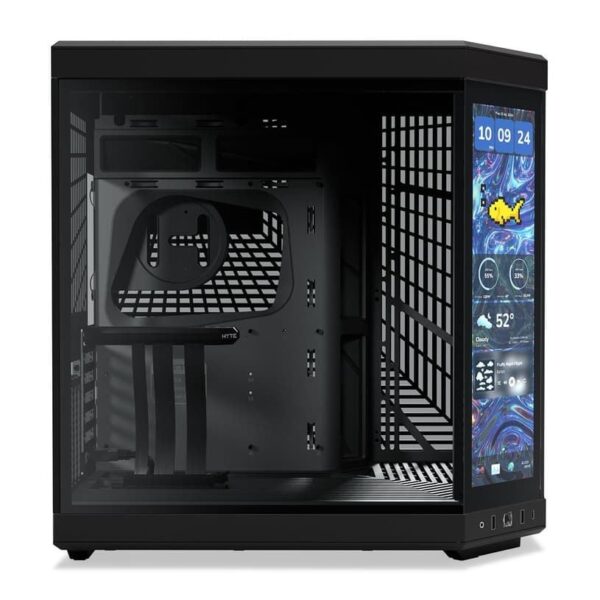 Case Hyte Y70 Touch Infinite Black/Đen - Cable Riser PCIe 4.0 (CS-HYTE-Y70TTI-BB)